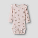 Lil' Atelier zīdaiņu bodi Slim Silver Peony Bow NBFGAVO