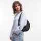 GOT BAG Soma Wavy Puffer Moon Bag Small Melna