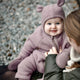 Mikk line merino vilnas bērnu kombinezons Twilight Mauve
