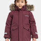 Didriksons bērnu parka jaka Bjarven Anemon Red Jacket