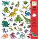 Djeco uzlīmes 160 gab. Dinozauri