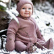 Mikk-Line Merino vilnas kombinezons zīdaiņiem Wool Baby Suit Burlwood