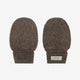 Huttelihut Zīdaiņu dūraiņi no merino vilnas Wollfleece, Brown Melange