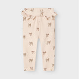 Lil' Atelier bērnu legingi Slim Silver Peony Bow NBFGAVO