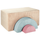 Wigiwama bērnu pufi Playset Brown Sugar Rainbow