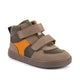 Froddo bērnu augstie barefoot apavi, Loop, krāsa: Camel