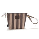 La Millou Ūdensnecaurlaidīga kosmētikas soma Stripes Brown M