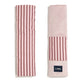La Millou jostas spilventiņš no kokvilnas velūra STRIPES PINK