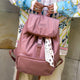 La Millou mugursoma mammai Puffer PINK