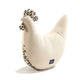 La Millou Granny Hen kokvilnas barošanas spilvens Velvet Leopard Cream
