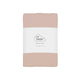 Cam Cam Copenhagen  gultas palags ar elastīgo malu 60x120x15cm GOTS Dusty Rose