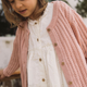 Lil' Atelier adīts džemperis meitenēm Misty Rose NMFFABIOLA