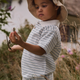 Lil' Atelier bērnu polo krekliņš Loose Coconut Milk Dusty Blue NMMHALDUR
