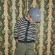 Konges Sløjd Bērnu džemperis Billi Knit Cardigan Blue Stripe