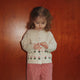 Konges Sløjd Bērnu kardigans Belou Knit Cardigan Cream and Tulips